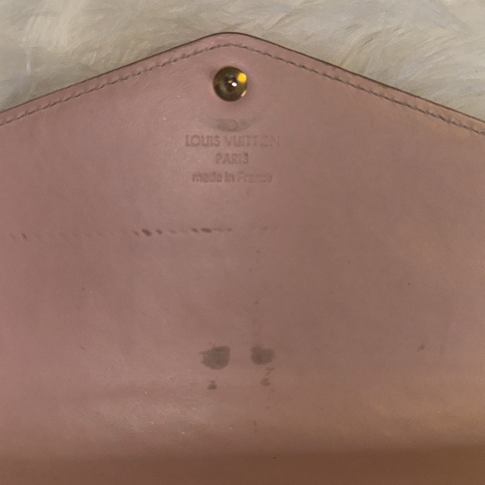 Louis Vuitton Vernis Sarah Compact Wallet Rose Ballerine GUC - Picture 15 of 16